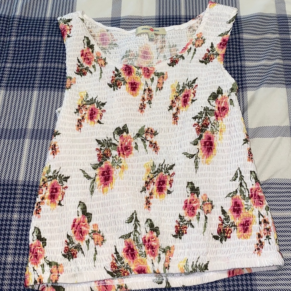 (New) juniors flower tangtop